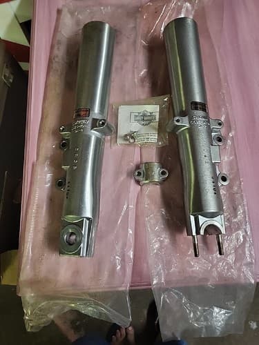 Harley-Davidson Fork Slider Chrome "00" Lower Touring 46472-00~ 2000 H-D Models* - Thumbnail 4