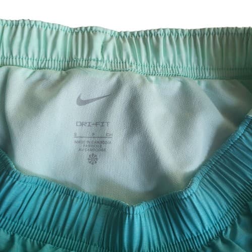 Nike Tempo Dri-Fit Running Shorts w/ Liner Turquoise Green Women’s S - Thumbnail 5