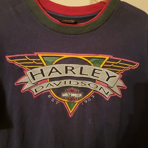 Harley-Davidson Vintage Color Block T-shirt - Thumbnail 2