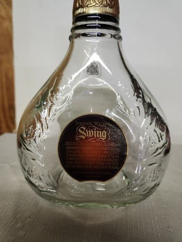 Johnny Walker Swing Scotch Whiskey Empty Bottle. - Thumbnail 7