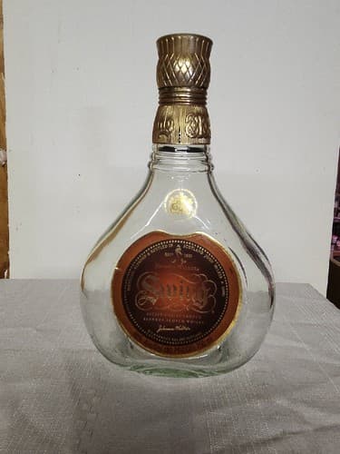 Johnny Walker Swing Scotch Whiskey Empty Bottle.