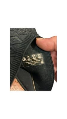 Bzees Desire Black stretch fabric Criss Cross Slide Sandal Women 8.5M - Thumbnail 5
