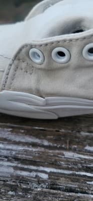 Vans SK8 HI Triple White Canvas High Top Skateboard Shoes Women's Size 8.5 - Thumbnail 8