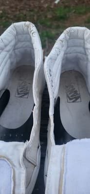 Vans SK8 HI Triple White Canvas High Top Skateboard Shoes Women's Size 8.5 - Thumbnail 10