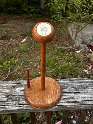 Vintage Good Wood HEARTLAND Series Wood Countertop Paper Towel Holder