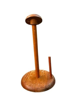 Vintage Good Wood HEARTLAND Series Wood Countertop Paper Towel Holder - Thumbnail 4