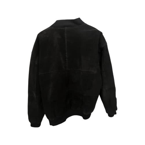 Vintage Protocol by Pan United Leather Bomber jacket Mens Size L Color Black. - Thumbnail 3