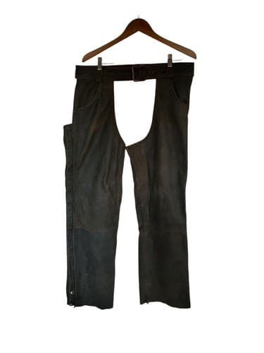 Harley Davidson American Legend Billings Distressed Leather Jacket and Chaps L - Thumbnail 8