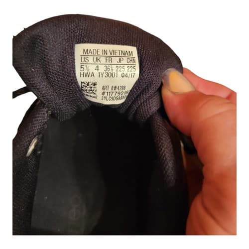 Size 5.5 - adidas Cloudfoam Advantage Black Sneakers Shoes - Thumbnail 4