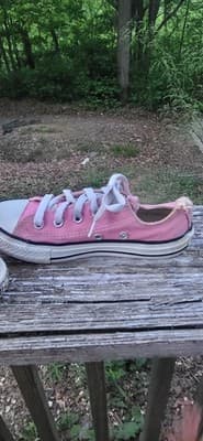 Converse All Star Kids Shoes Size Youth 13 Color Pink. These In Great Condition! - Thumbnail 9