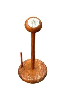 Vintage Good Wood HEARTLAND Series Wood Countertop Paper Towel Holder - Thumbnail 2