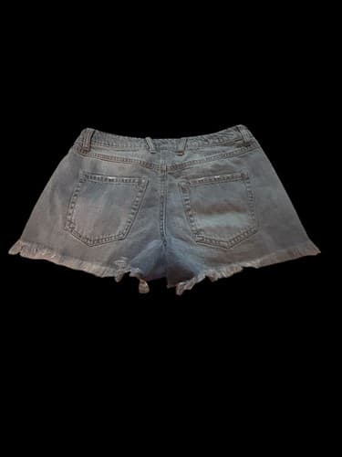 Rue 21 Jean Shorts Junior Size 6 Low Rise Waisted Blue Stretch Denim - Thumbnail 3