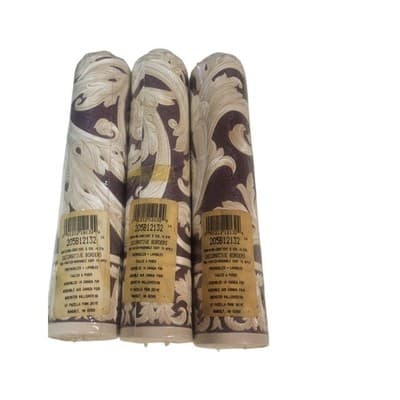 * WALLPAPER BORDER ARCHITECTURAL MOULDING SCROLLS NEW ARRIVAL CLASSIC VICTORIAN - Thumbnail 2