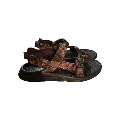 SKECHERS Camo Relaxed Fit Luxe Foam Men’s Sandal Size 14 - Thumbnail 3