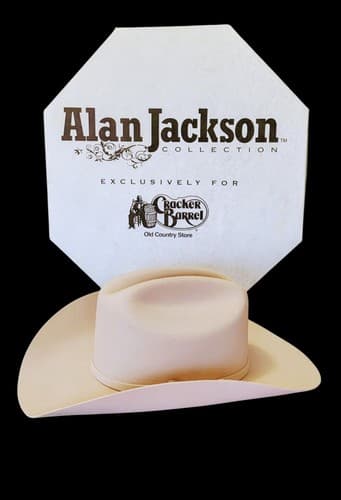 Alan Jackson 2010 Collection Sold By CRACKER Barrell Stetson Cowboy Hat