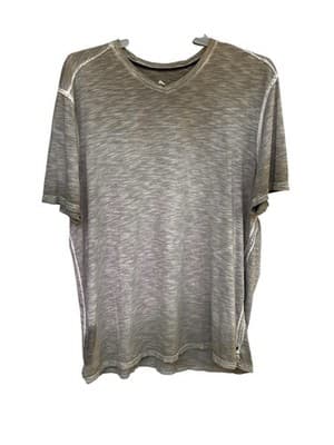 Tommy Bahama Men's 2XL 100% Pima Cotton Gray Short Sleeve T-Shirt