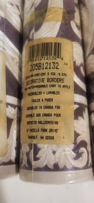 * WALLPAPER BORDER ARCHITECTURAL MOULDING SCROLLS NEW ARRIVAL CLASSIC VICTORIAN - Thumbnail 4
