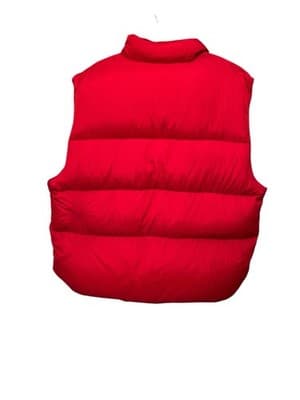 1990's J.Crew Outfitters Vintage Goose Down Puffer Vest Red XXLarge 550 Fill VTG - Thumbnail 2