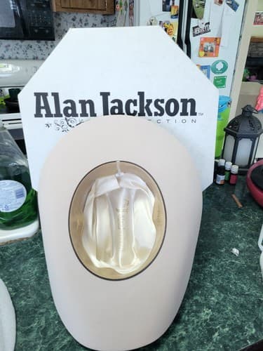 Alan Jackson 2010 Collection Sold By CRACKER Barrell Stetson Cowboy Hat - Thumbnail 11