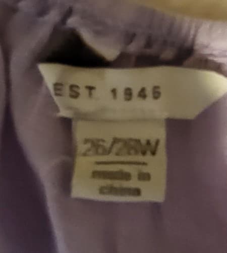 Est. 1946 blouse boho gauze lacey flowy Lilac smocked top Size 26/28 - Thumbnail 3