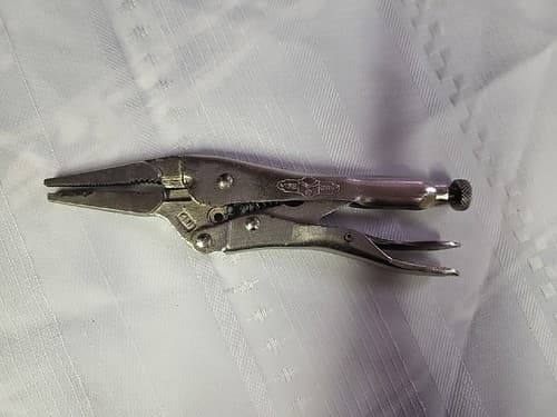 Vintage Peterson Dewitt USA 6" Long Nose Vise Grip Pliers No 6LN