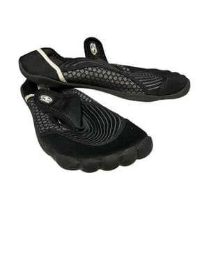 Athletic Works Water Shoes Women's Sz 11 Black w/ Breathable Fabric Hook & Loop - Thumbnail 5