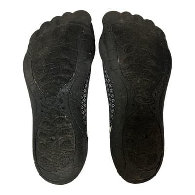 Athletic Works Water Shoes Women's Sz 11 Black w/ Breathable Fabric Hook & Loop - Thumbnail 2