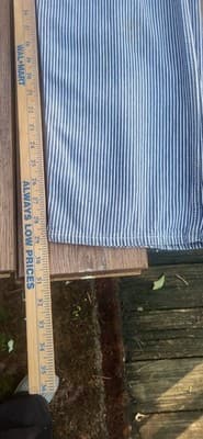 Vintage Liberty Overalls 36x30 Hickory Striped - Thumbnail 3