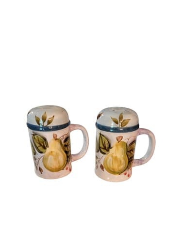 Black Forest Fruits by Heritage Mint Stove Top Salt & Pepper Set 5-Hole Retired - Thumbnail 2