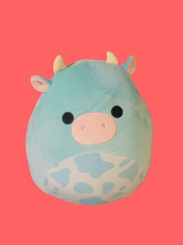 16” Tuluck the Blue Cow Squishmallow Easter 2023 Ultra Rare
