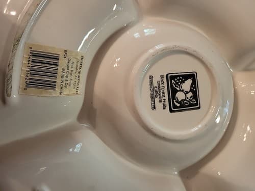 Heritage Mint, Ltd Black Forest Fruits Relish Tray Or Divided Server, 15” Heavy - Thumbnail 6