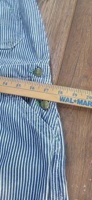 Vintage Liberty Overalls 36x30 Hickory Striped - Thumbnail 5