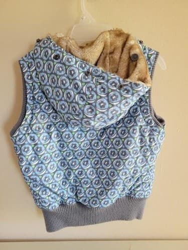 Aeropostle Fur Lined Vest Small - Thumbnail 2
