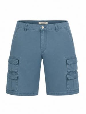 Wrangler Cargo Shorts Mens 32 Blue Authentic Relaxed Utility Cotton