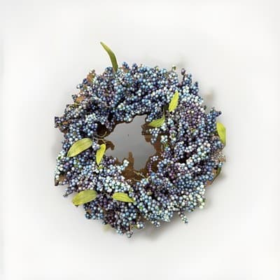 Lavender & BlueBerry Wreath 14 in Diameter
