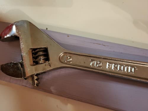 Proto Tools 712 12" Inch 305mm Adjustable Wrench Vintage USA - Thumbnail 4