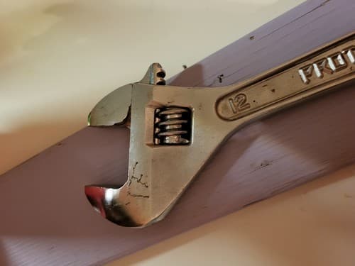 Proto Tools 712 12" Inch 305mm Adjustable Wrench Vintage USA - Thumbnail 6