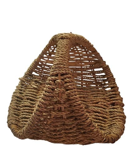 Beautiful Tricolor Rattan Woven Basket - Thumbnail 4
