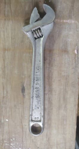 Vintage M. Klein & Sons Tools 500-8 Adjustable Wrench 8” Made In U.S.A.