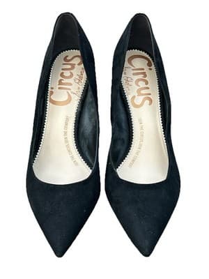 Sam Edelman Circus Pump 3.5" Heels Black Suede Size 10