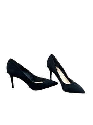 Sam Edelman Circus Pump 3.5" Heels Black Suede Size 10 - Thumbnail 2