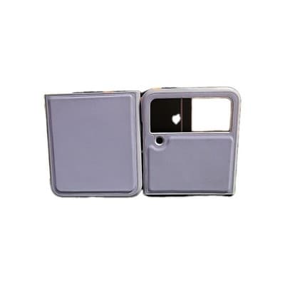 GALAPPLE Samsung Galaxy z Flip 4 case, slim Magnetic light Blue Case - Thumbnail 5