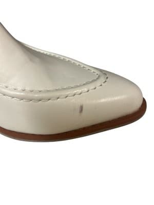 Pierre Dumas Canny Ankle Bootie White Side Zip Size 9 Chelsea Western - Thumbnail 7
