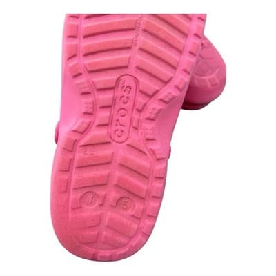 Crocs Unisex Classic Lined Fuzzy Slippers Clog Fuchsia Size 5 - Thumbnail 6