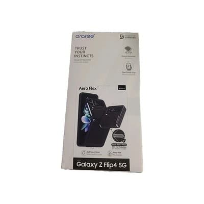 Aero Flex Galaxy Z Flip3 5G TPU Case Designed by Araree Black Soft Touch Finish - Thumbnail 2