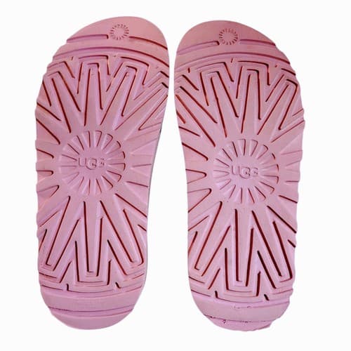 UGG Womens Laton Fur Slide Sandal California Aster 1111236 Pink Size 7 - Thumbnail 2