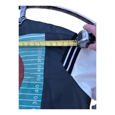 🏈 VINTAGE 90's MICHAEL HOBAN FOOTBALL WHEREMI LEATHER JACKET Men’s XL - Thumbnail 5
