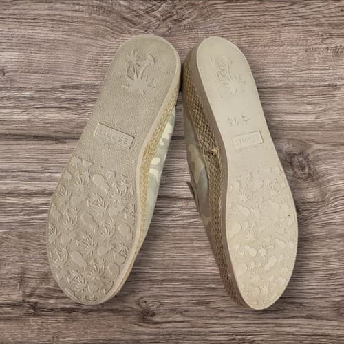 Esprit Womens Nadine Came Slip On Flat Shoes Light Suede Espadrilles Size 8.5 US - Thumbnail 3