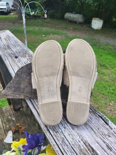 A New day Women's Sandals Mriam Bouble Knotted Espadrille slide Cream Size 10 - Thumbnail 5