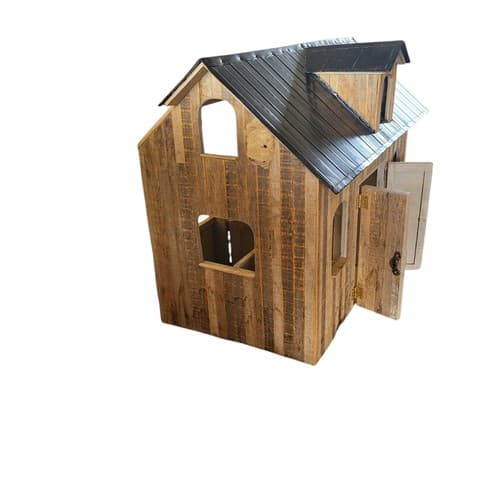Handmade Real Wood Loft With Working Light 2 Stall Wood Barn - Thumbnail 16